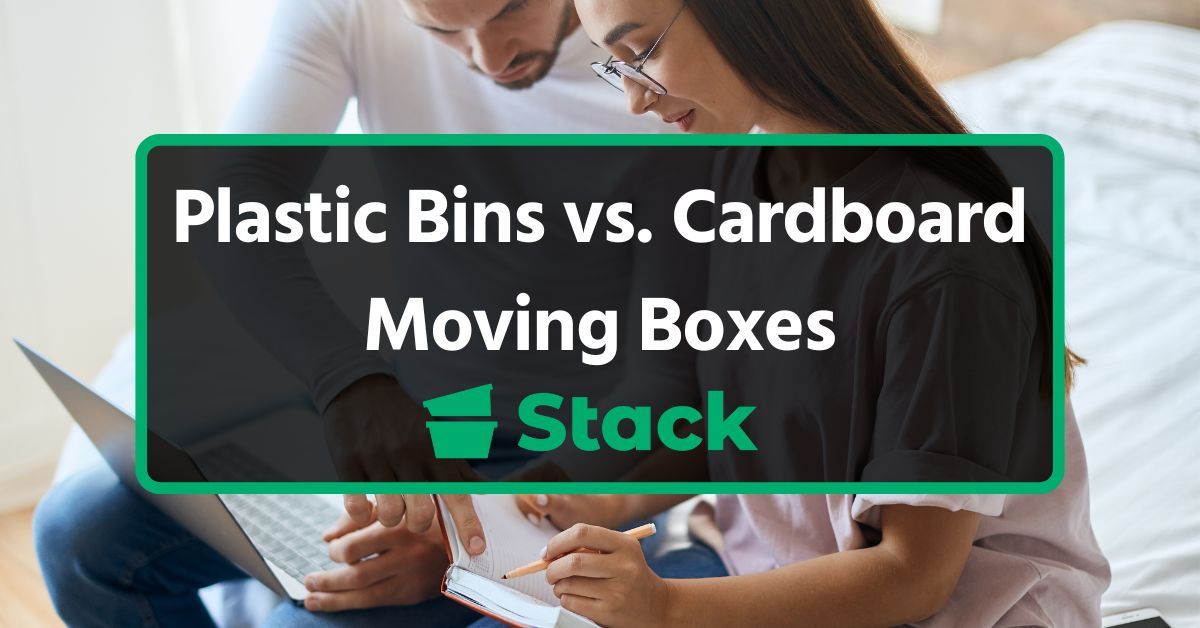 Plastic Bins vs. Cardboard Boxes – Which Is Best for Moving?