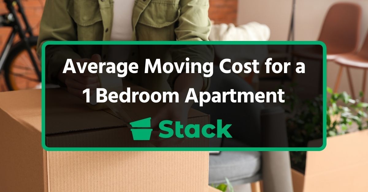 Average Moving Cost for a 1 Bedroom Apartment - Everything you Need to Know