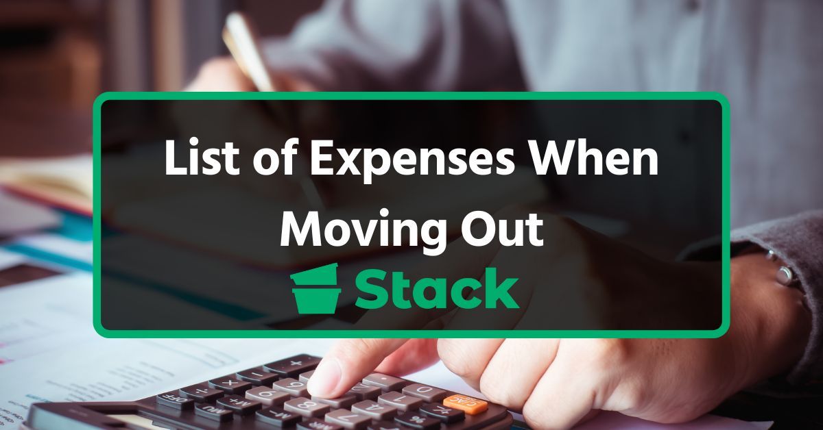 List of Expenses When Moving Out