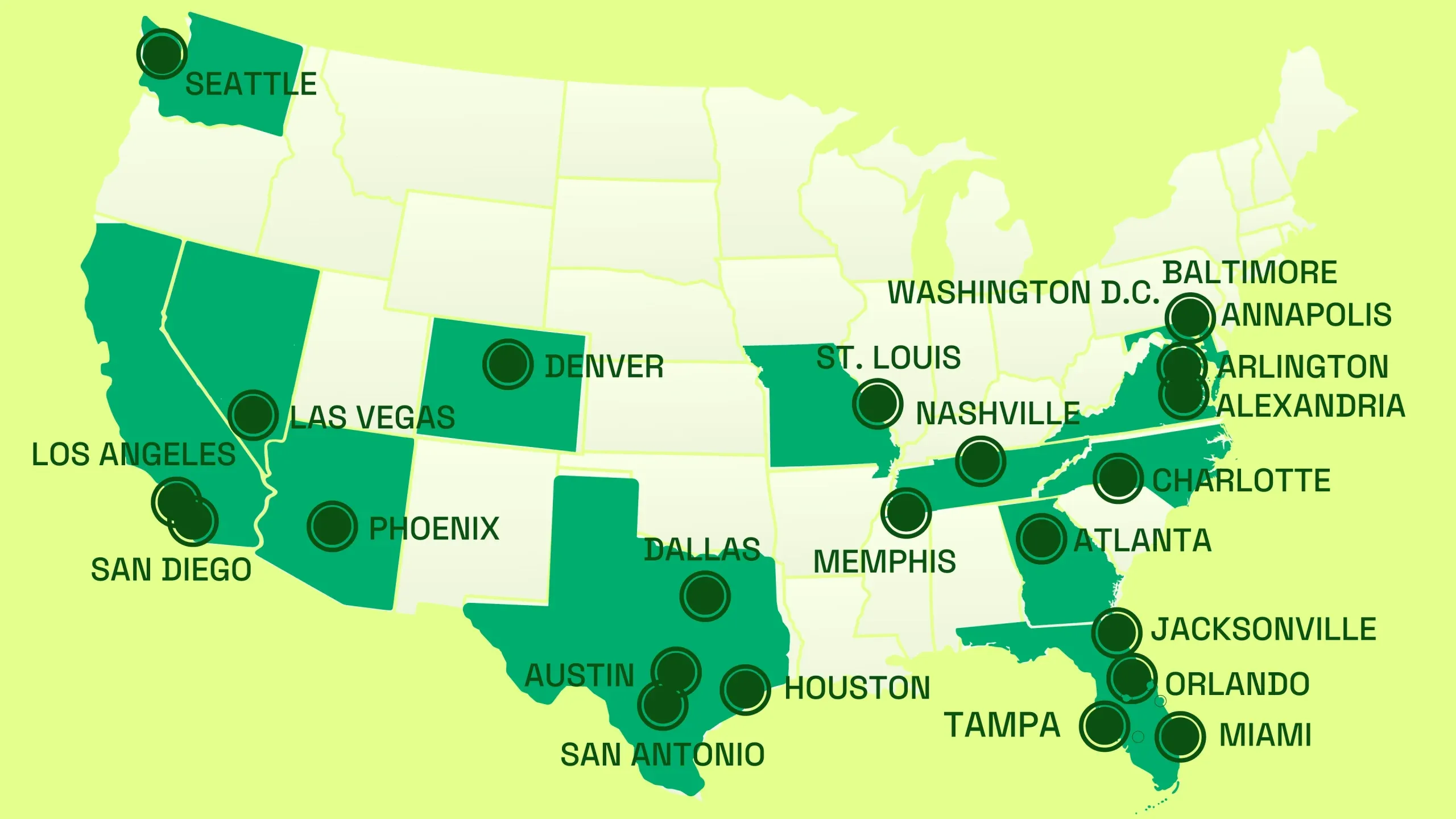 Moving Box Service Areas