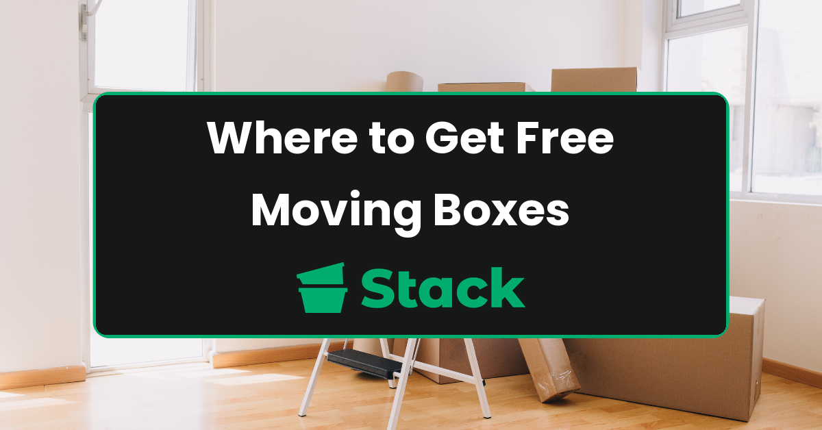 Where to Get Free Moving Boxes