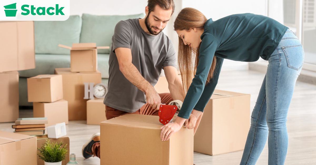 Securing and Labeling Moving Boxes